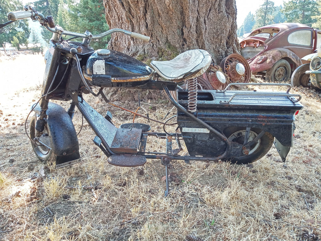 1960 Cushman Eagle Motorcycle – Vintage American Scooter | 8HP Husky Engine