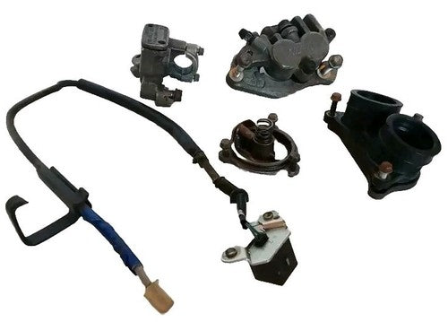 1987 87 HONDA XR600 XR 600 PARTS LOT Intake Boot Front Brake Ignition Pickup