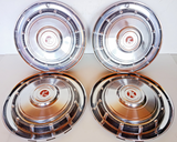 1958-1962 AMC Rambler Set Of 4 Hub Caps Stainless Steel SS 58 59 60 61 62