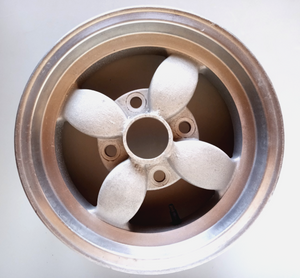 13"x5"  Vintage US Mag Wheel 4 On 4 1/2