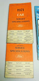 1971 72 73 74 FORD SERVICE MANUALS-MUSTANG COUGAR TORINO COMET MAVERICK MERCURY
