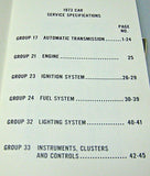 1971 72 73 74 FORD SERVICE MANUALS-MUSTANG COUGAR TORINO COMET MAVERICK MERCURY