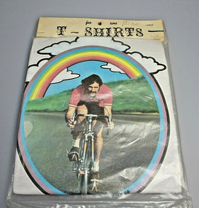 1970 RETRO GRAPHIC T-SHIRT BICYCLE BIKE RACER RIDER RACE
