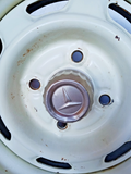 1973–81 Toyota Celica Corolla 14x5.5 OEM Steel Wheels Set 2 Factory Rims