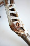 1998-2000 Honda MOTORCYCLE XR400 XR 400 FRONT EXHAUST PIPE HEADER & Heat Shield