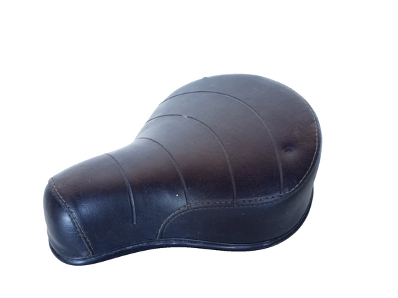 1970's  Kreidler puch OEM Moped Single Spring Saddle Solo Seat Black Vinyl