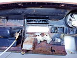 1972 VW Beetle Super Beetle OEM Dash Has Speedometer & Glove Box