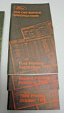 1974-75-76 FORD DEALER CAR SERVICE SPECSIFICATION MANUALS  #365-12475A