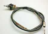 OE 1962 FORD COMET RADIO ANTENNA PARTS CABLE AND BEZEL NO MAST