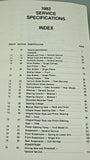 1980 1982 FORD DEALER CAR SERVICE SPECS MANUALS # 365-329-80-A